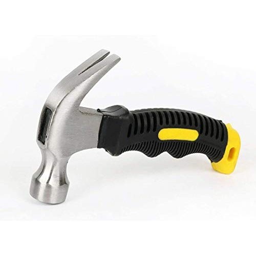 Engineering Hammer，10 Oz Mini Claw Hammer, Multifunctional Carbon...