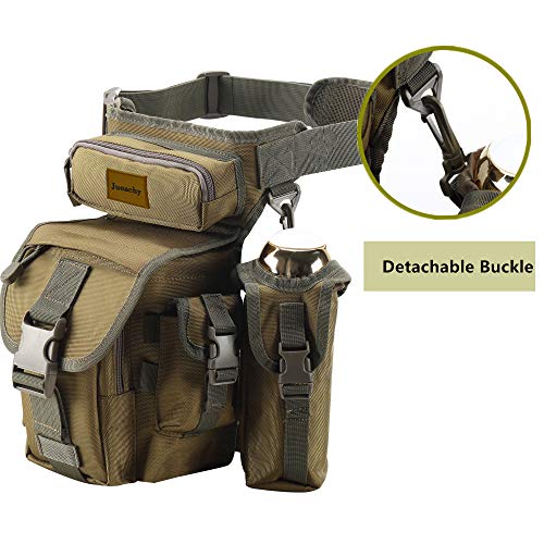 Multifunctional Drop Leg Waist Bag, Tactical Military Thigh Hip Ou...