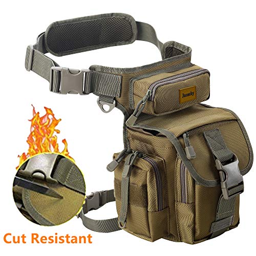 Multifunctional Drop Leg Waist Bag, Tactical Military Thigh Hip Ou...