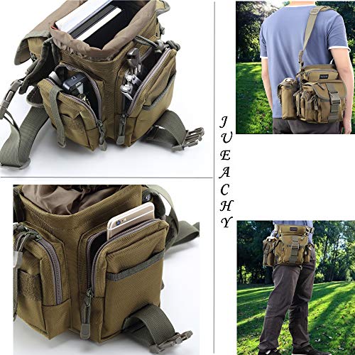 Multifunctional Drop Leg Waist Bag, Tactical Military Thigh Hip Ou...
