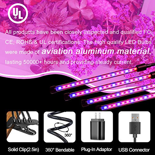 Grow Light Bulb Plant Light - Grow Light for Indoor Plants - Led G...