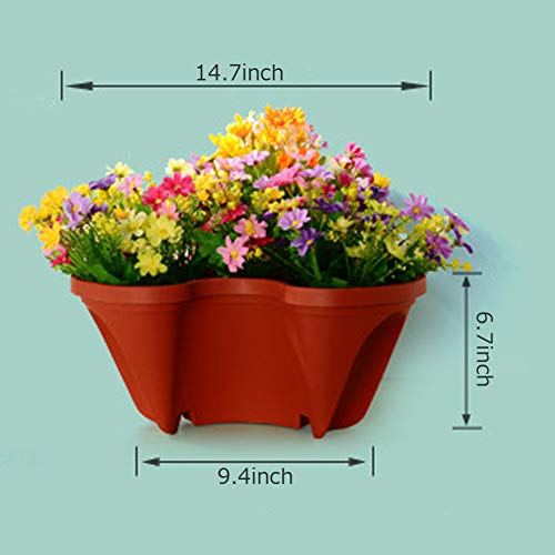 Julvie Stackable Vertical Planter Set,Strawberry and Herb 6 Tier G...