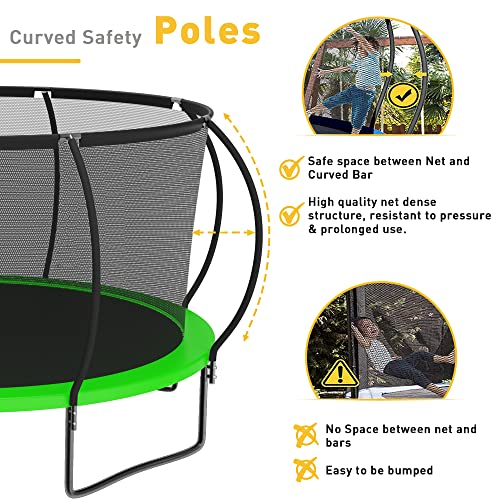 Jump Into Fun 1500LBS 16FT 15FT 14FT 12FT Tranpoline for Adults Ki...