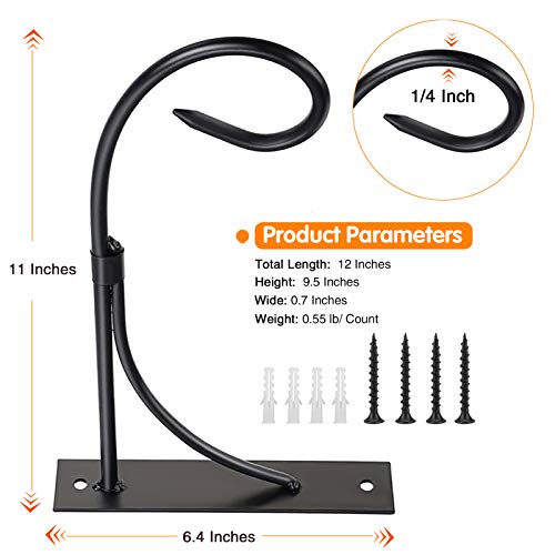 JUNBEI Wall Mount Plant Hanging Bracket, 11 Inches Hanging Plant H...
