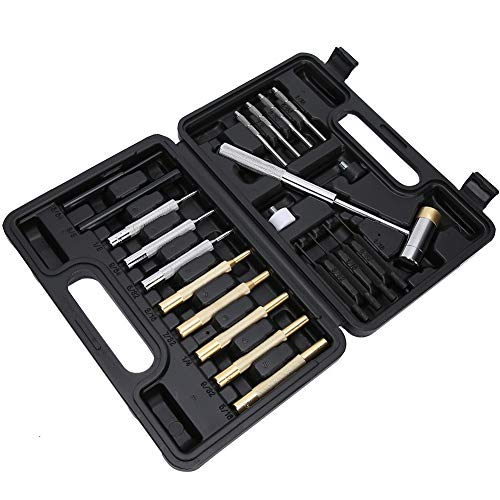 Mechanical Punch Set, Scratch‑free Punches, Double‑sided Hammer In...