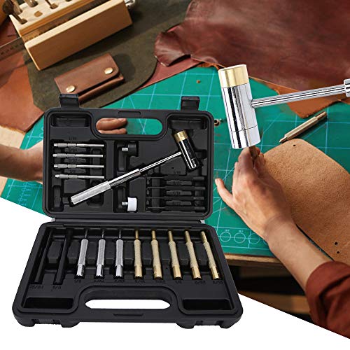 Mechanical Punch Set, Scratch‑free Punches, Double‑sided Hammer In...