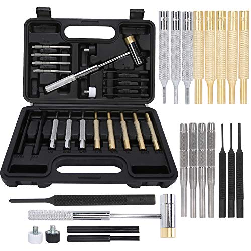 Mechanical Punch Set, Scratch‑free Punches, Double‑sided Hammer In...