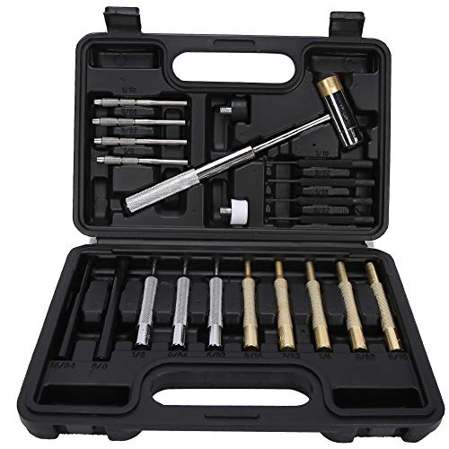 Mechanical Punch Set, Scratch‑free Punches, Double‑sided Hammer In...