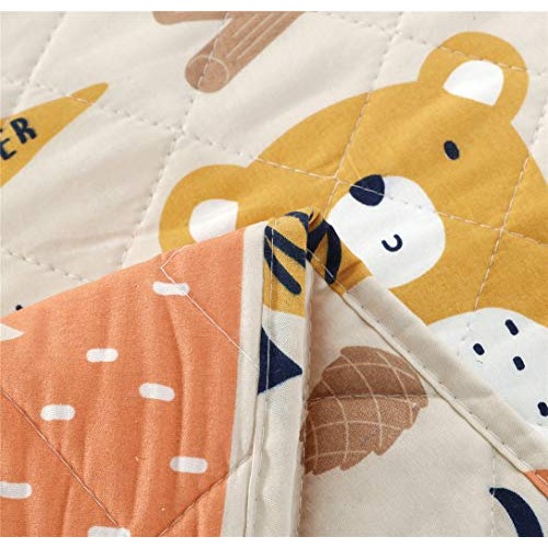 Kids Quilt Bedspreads Full/Queen Size Bear Bedding Set,3Pcs Forest...