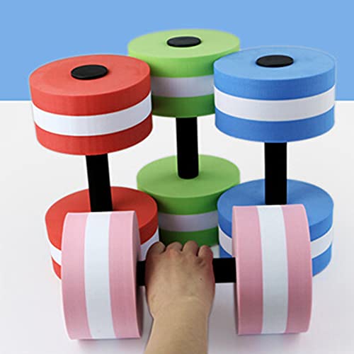 junshi11 Set of 2 Water Aerobics Swimming Pool Dumbbells for Exerc...