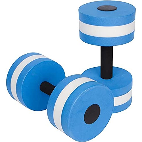 junshi11 Set of 2 Water Aerobics Swimming Pool Dumbbells for Exerc...