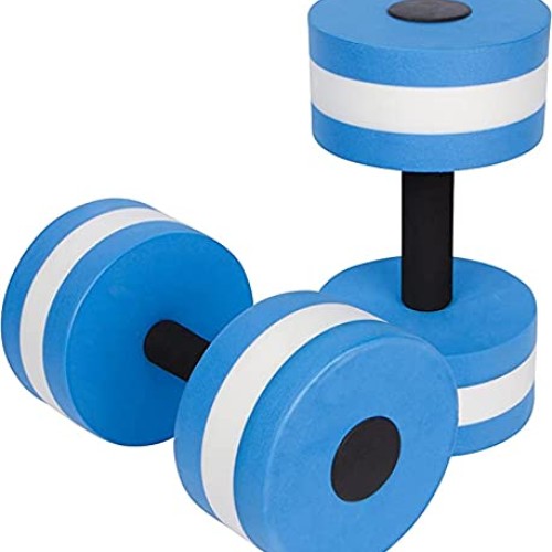 junshi11 Set of 2 Water Aerobics Swimming Pool Dumbbells for Exerc...