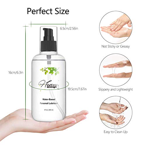 Water Based Personal Lubricant Parabens Free - Clean and Non-Stain...