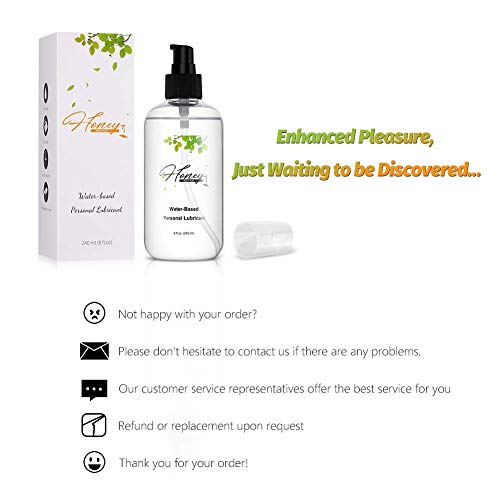 Water Based Personal Lubricant Parabens Free - Clean and Non-Stain...