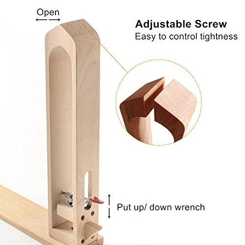 360° Rotation Wood Sewing Pony Horse Leather Craft Table Lacing De...