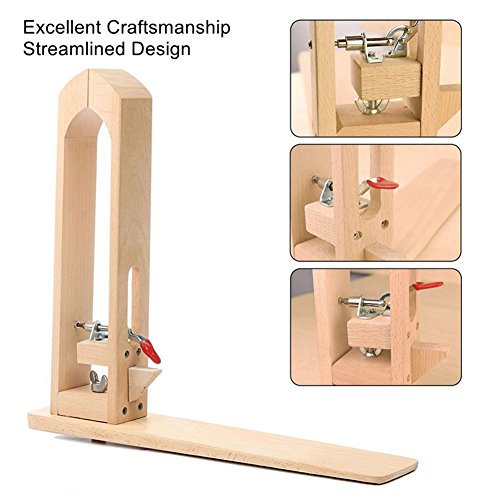 360° Rotation Wood Sewing Pony Horse Leather Craft Table Lacing De...