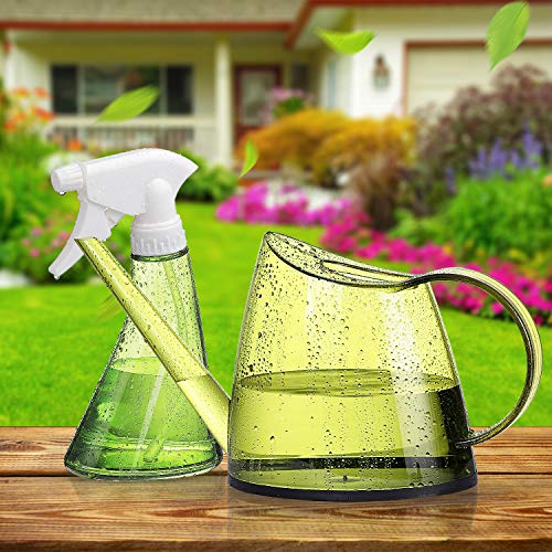 Junyimaoyi Watering Can with Mist Sprayer Long Spout Watering Kett...