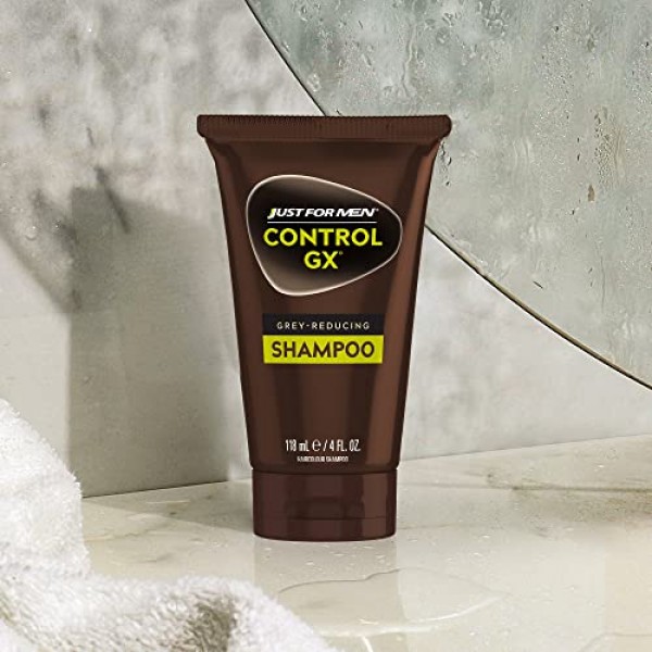 Just For Men Control GX Grey Reducing Shampoo, Gradual Hair Color ...
