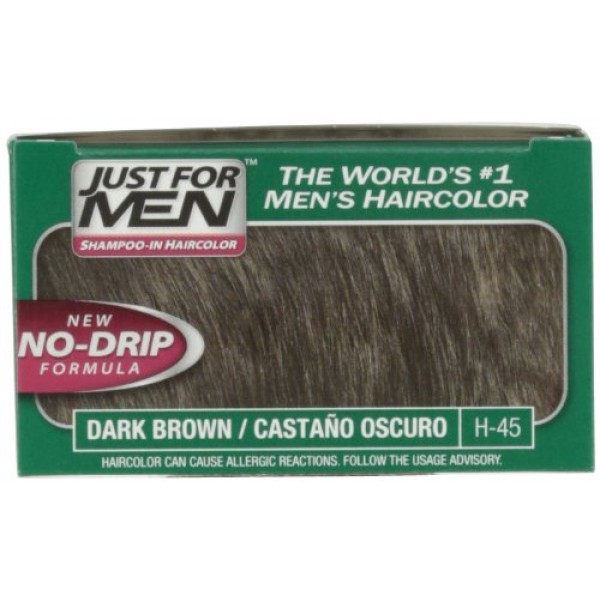 Just For Men Original Formula Mens Hair Color, Dark Brown Pack o...