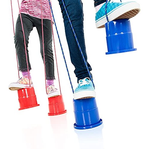 Just Jump It Set of 2 EZ Steppers - Active Indoor and Outdoor Acti...