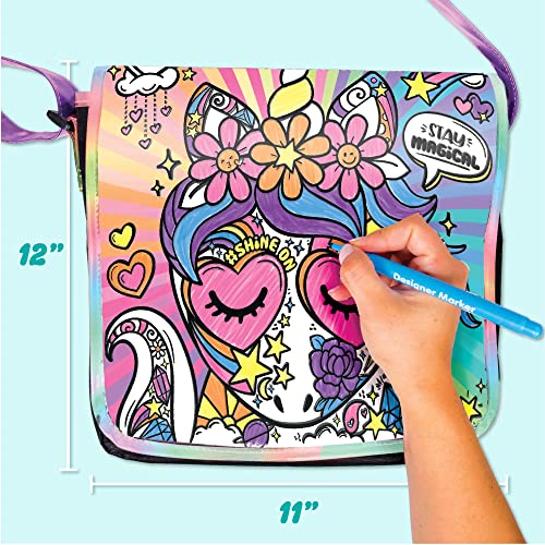 Just My Style Color Your Own Unicorn, Personalized Doodle Messenge...