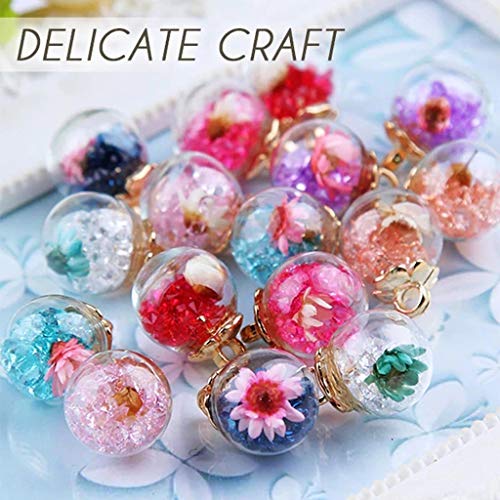 83 Pieces of DIY Crystal Silicone Mold +12 Color Dried Flowers Jew...
