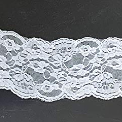 10 Yards x 5.5 White Lace Trim Fabric Ribbon | Wedding Party Favo...