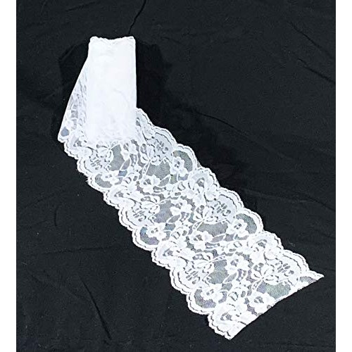 10 Yards x 5.5 White Lace Trim Fabric Ribbon | Wedding Party Favo...