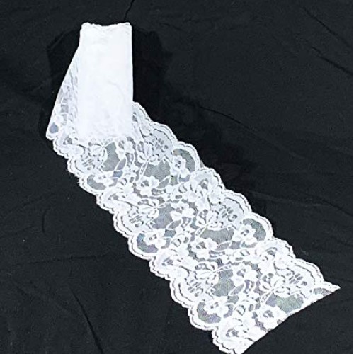10 Yards x 5.5 White Lace Trim Fabric Ribbon | Wedding Party Favo...