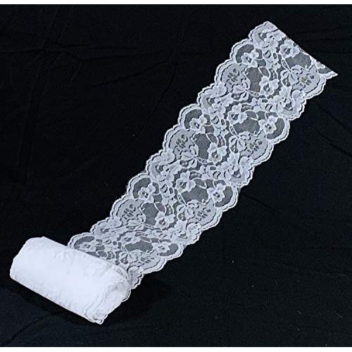 10 Yards x 5.5 White Lace Trim Fabric Ribbon | Wedding Party Favo...
