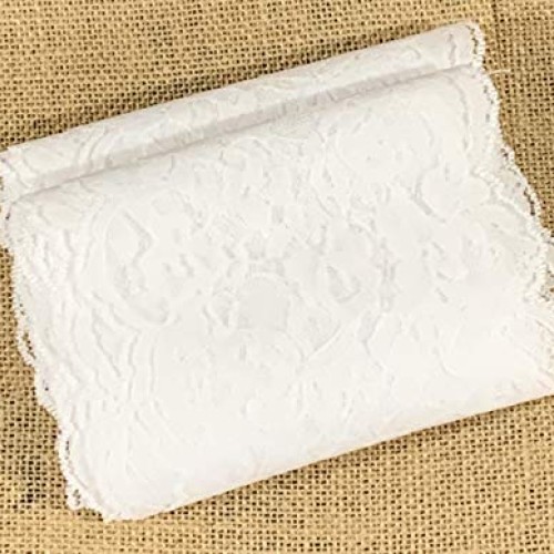 10 Yards x 5.5 White Lace Trim Fabric Ribbon | Wedding Party Favo...