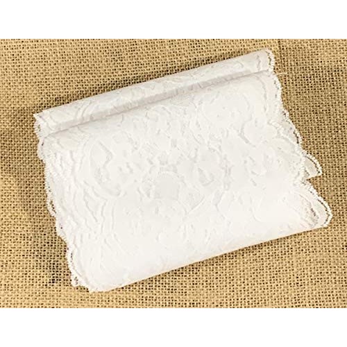 10 Yards x 5.5 White Lace Trim Fabric Ribbon | Wedding Party Favo...