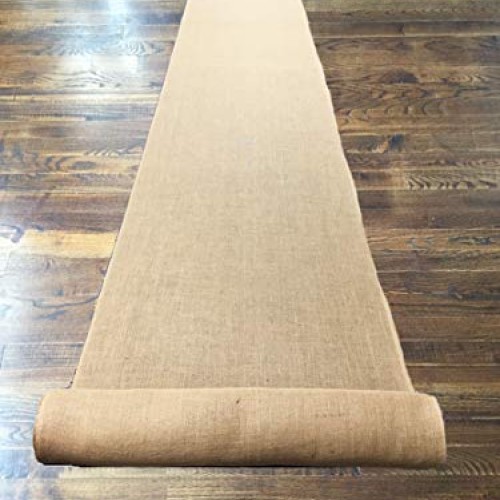 Burlap Fabric roll | 46-48 Wide X 60 Feet Long | Tight Weaved Jut...