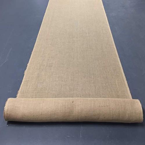Burlap Fabric roll | 46-48 Wide X 60 Feet Long | Tight Weaved Jut...