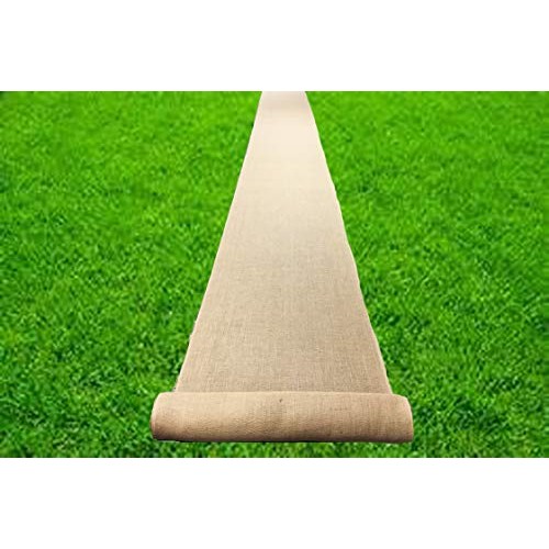 Burlap Fabric roll | 46-48 Wide X 60 Feet Long | Tight Weaved Jut...