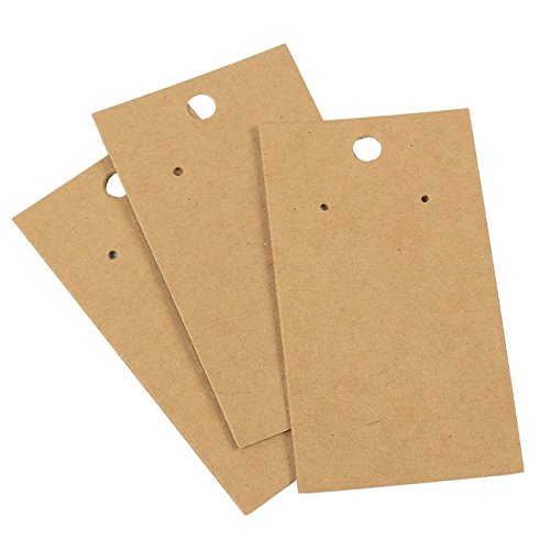 Earring Cards - 200-Pack Earring Card Holder, Earring Display Card...