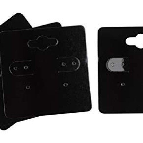 Earring Cards - 200-Pack Hanging Earring Card Holder, Paper Jewelr...