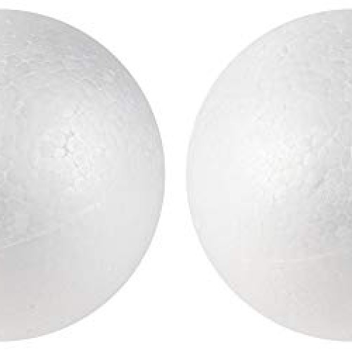 Foam Balls for Kids Arts and Crafts, DIY Projects 6 in, 2 Pack