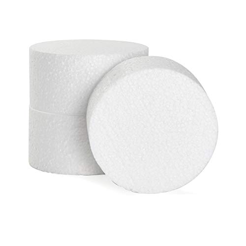 Foam Circles for Crafts 4 x 4 x 2 in, 9 Pack