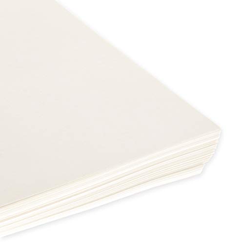 Juvale 100-Sheets 8.5 x 11 Inch Bamboo Cold Press Art Paper for Mi...