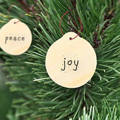 Juvale 48-Pack Wood Discs - Wooden Ornaments, Wood Circles for DIY...