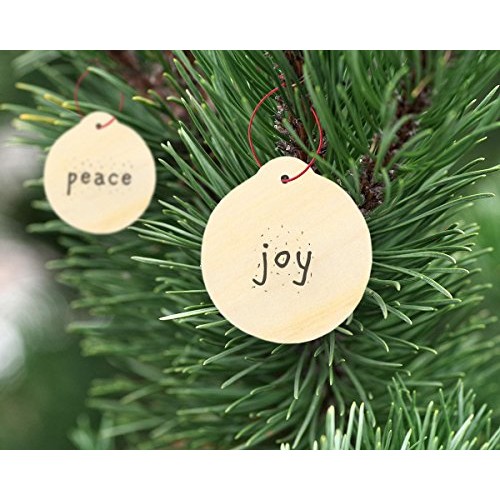 Juvale 48-Pack Wood Discs - Wooden Ornaments, Wood Circles for DIY...