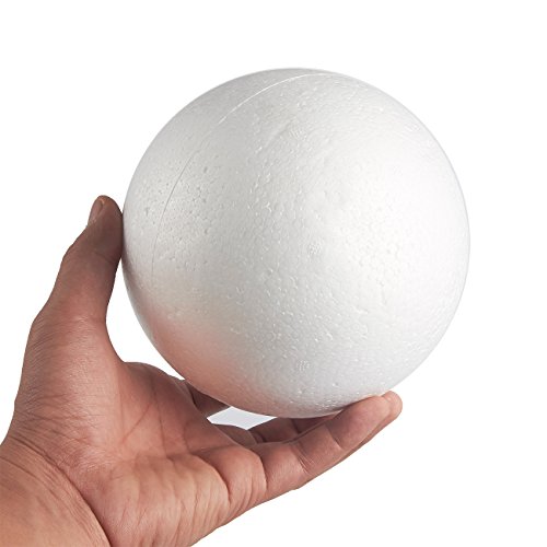 Juvale Foam Balls for Crafts 5.9 in, 2 Pack