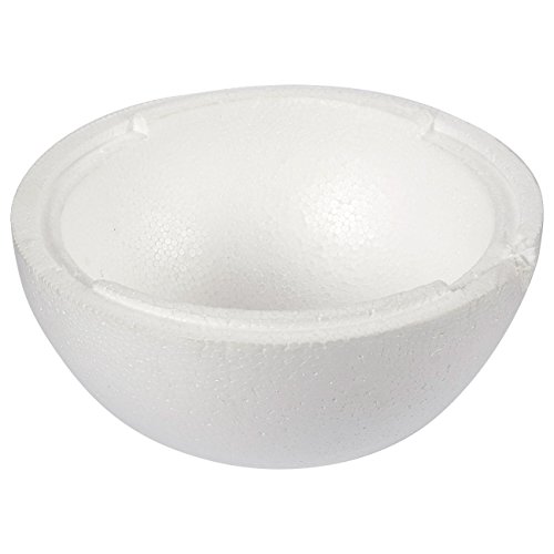 Juvale Foam Half Ball – Large Polystyrene Foam Hollow Half Ball fo...