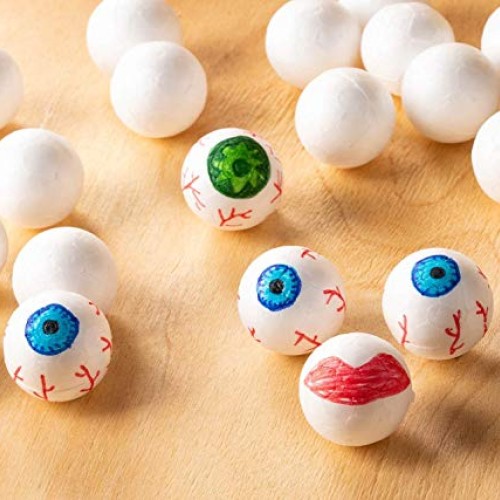 Juvale Mini 1 Inch Foam Balls for Arts and Crafts Supplies 100 Pack