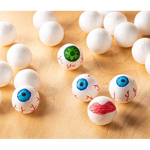 Juvale Mini 1 Inch Foam Balls for Arts and Crafts Supplies 100 Pack