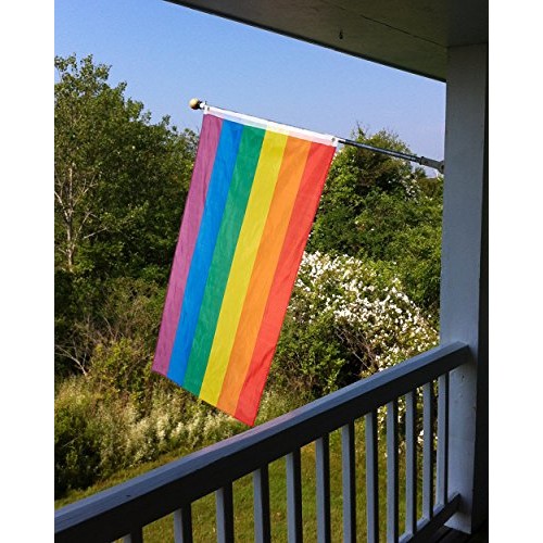 Juvale Rainbow Flag - Gay Pride Flag, LGBT Flag for Pride Decorati...