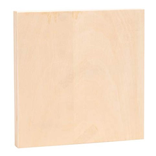 Juvale Wood Canvas, Panel Boards for Painting 8 x 8 in, 6-Pack