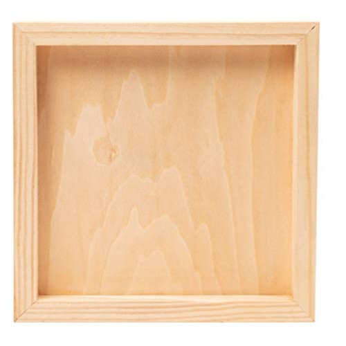 Juvale Wood Canvas, Panel Boards for Painting 8 x 8 in, 6-Pack
