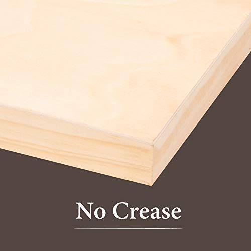 Juvale Wood Canvas, Panel Boards for Painting 8 x 8 in, 6-Pack